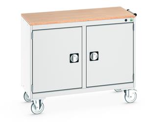 Bott Mobile Storage 1050 x 750 Bott Cubio Mobile Cabinet with MPX Top - 2 Cupboards